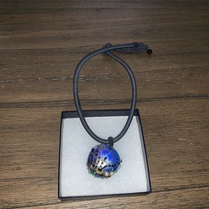 Bead & Wire Wrapped Pendant